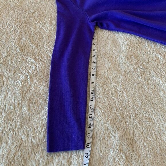 Purple tank top| asymmetrical one long sleeve - Picture 12 of 16